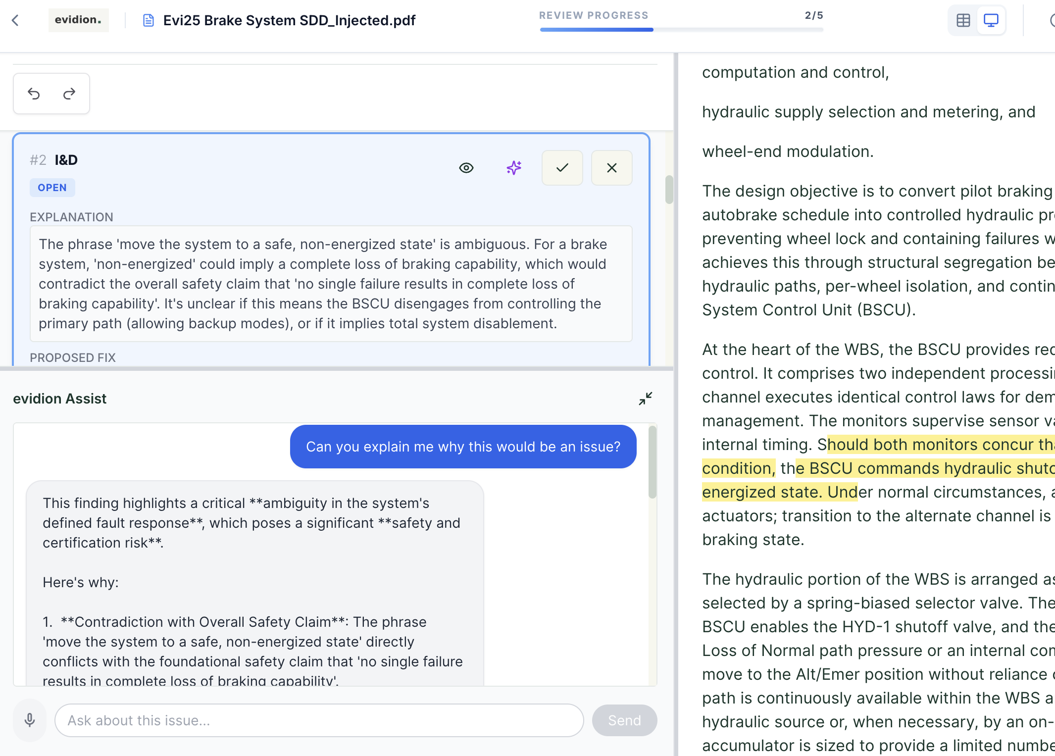 evidion Single Doc Check module